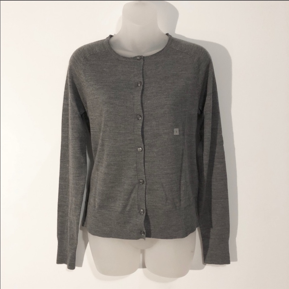 EUC Ann Taylor Loft gray cardigan